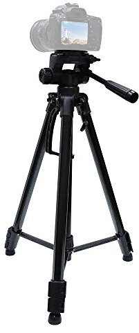 MDYHMC AYDC L-3600 Live Tripod with Three-Dimensional Damping Gimbal Detachable Quick Release Plate Height Adjustment 62-170cm for SLR Camera Live Light Projector (Black)