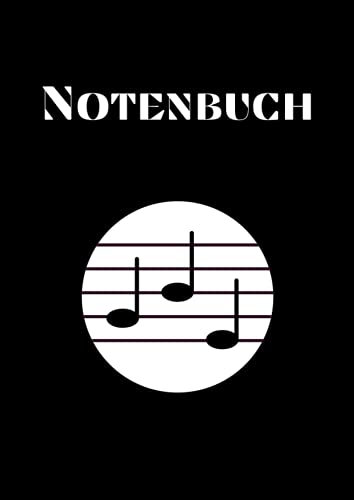 Notenbuch: Musik Notenblätter blanko, 12 Systeme, Lineatur 14 ohne Hilfslinien