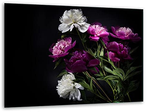 TMK ArtDeko – Schneidebrett Glas – Glasschneidebrett für die Küche 40x30 cm – Robust, Hygienisch & Rutschfest – Glas Schneidebrett – Zusätzliche Arbeitsfläche – Vielseitige Nutzung