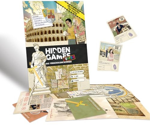 Hidden Games Tatort – Das verschollene Schwert – Krimispiel für Kinder – Familienspiel – interaktive Krimispiele – spannendes Detektivspiel – Escape Room Spiel – Ermittlerspiel