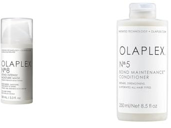 Olaplex Nr. 8 Bond Intensive Feuchtigkeitsmaske & No. 5 Bond Maintenance Conditioner