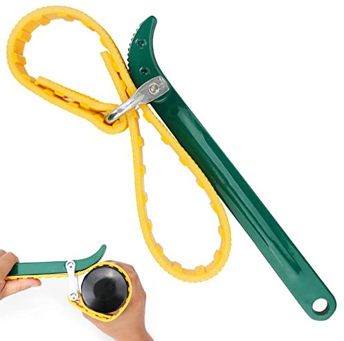Chiave Filtro Olio ,Filtro Dell'olio da 8 Pollici, Chiave a Cinghia in Gomma, Regolabile Multifunzionale Chiave a Nastro da Auto da Moto per Tappo Olio Renault, Il Filtro Dell'olio