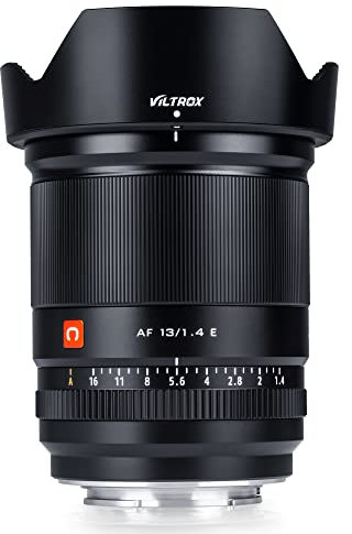 VILTROX 13mm F1.4 E STM Auto Focus Ultra Wide Angle Lens APS-C AF Prime Lens Compatible with Sony E-Mount Cameras A7Ⅲ A7RⅡ A7Ⅱ A7S A7R A7 A9 A9II A6600 A6500 A6400 A6300 A6000