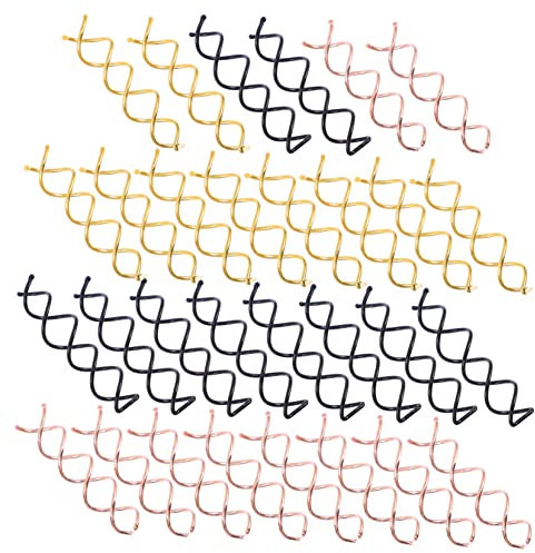 LALAFINA 30stücke Spiral-haarnadeln Aus Metalllegierung Twists-schraub-haarspangen Damen-haarspangen Für Friseur-werkzeug Unverformbar Und Schutzend Für Haar Und Kopfhaut