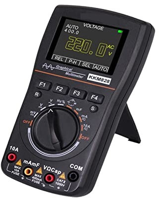 Rechargeable smart digital multimeter High Clarity Intelligent Graphical Digital Oscilloscope Multimeter 2 in 1 2.4 Inches Color Screen 1MHz Bandwidth