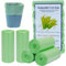 shwcbf 15 Litre Bags Organic Waste Bags Biodegradable Bags, Kitchen Waste Bags, Pack of 100, 15 Litre Organic Bin Liners, 100% Compostable & Biodegradable Bags for Household/Garden - Green