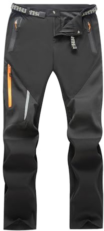 LHHMZ Pantalons de randonnée en Plein air pour Hommes Pantalon de Marche Confortable Pantalons décontractés Respirants avec Poches zippées