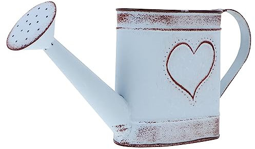 POPETPOP Regadera Vintage De Metal para Jardín Jarrón Decorativo Estilo Rústico para Flores para Interiores y Exteriores Decoración De Escritorio