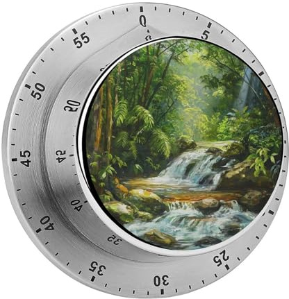 Timer Stream Tropical Kitchen Timer Countdown Magnetic Timer Mechanical Timer For Baking Cooking Oven