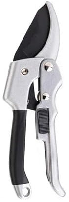 DDNGEJ Forbici da Giardino a cricchetto da 20 cm, cesoie a Mano, cesoie per Rami, cesoie per potatura, cesoie per arbusti, frutteti, Piante, potatura, orticoltura