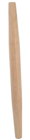 Mobestech Beech Wood Rolling Pin for Dough Pastry Tapered Dough Roller for Baking Cookie Pastry Bread Accessories for Family Guests
