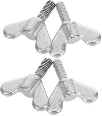 TOPBATHY 4stücke Edelstahl Handspannschrauben Flügelmuttern Für Schmetterlingsschrauben Spannschrauben Möbelschrauben Fahnenmastbeschläge