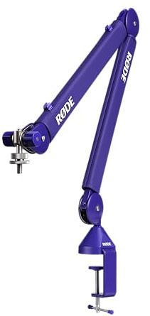 RØDE PSA1+ Professional Studio Arm with Spring Damping and Cable Management (Purple)