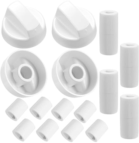 4 st. ersättningsknapp for plast, gasspis, kontrollknapp, allmänt vred, ugnsknapp, spis, hällknapp for bänkbrännare