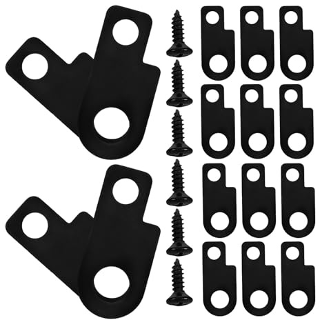 STOBAZA Gitarrenzubehör Effektpedal Board mit 16 Satz Metall Schrauben für Stabile Montage und Universelle Kompatibilität für E Gitarre Praxis und Bühnenauftritte