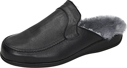 Manitu Home 220261, Ciabatte Uomo, Nero, 39 EU