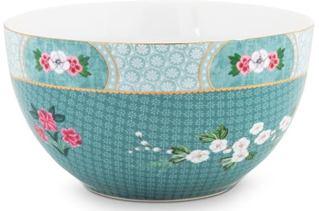 Pip Studio Blushing Birds Bowl Blue 18 cm