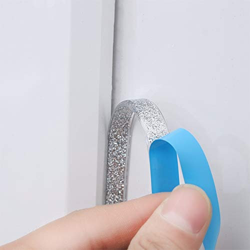 DLRSET Zugluftstopper Wetter Stripping, 6m / Rolle Selbstklebende wasserdichte Band, Keramik-Fliese Mildewproof Gap Band Schönheit Seam Sticki Band, Wohnkultur 3sizes (Color : Gold, Size : 6M)