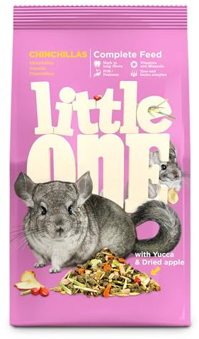 Little One Alimento Completo per Cincillà | 2,3 kg | Specifico per Le Esigenze Nutrizionali dei Cincillà | per Soddisfare Il Fabbisogno Nutrizionale | con Proteine e Vitamine Essenziali