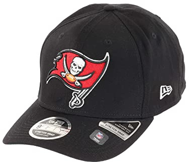 New Era Tampa Bay Buccaneers NFL Team Colour Black 9Fifty Stretch Snapback Cap - S-M (6 3/8-7 1/4)