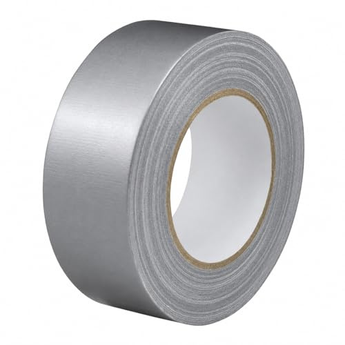 UDYANA Silver Duct Tape 50mm x 50m Heavy Duty Waterproof, Strong Adhesive Gaffer tape Ideal for DIY Work, Home repairing,Garden, Auto repair and Professional Use 1 Pack