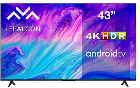 iFFALCON iFF43U62K TV 43 Inch 4K Smart UHD HDR Android TV (4K Ultra HD, Dolby Vision, Google TV, Google Assistant)