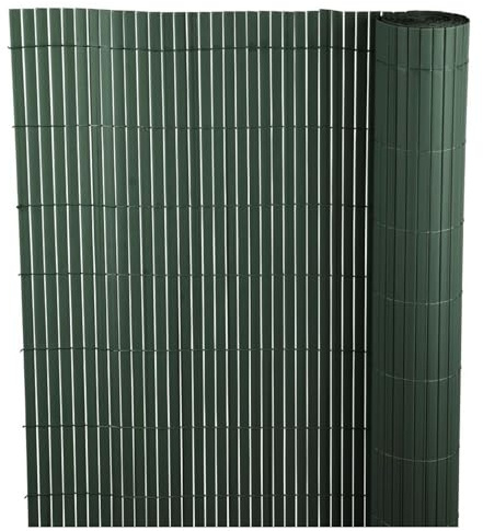 PROREGAL Premium Sichtschutzmatte | PVC- Sichtschutzmatte | Gartensichtschutz für Garten und Balkon aus Weide | Höhe 1 m | Länge 3 m | HxL: 1x3 m | Grün | Sichtschutz, Sichtschutzzaun