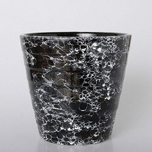DYPASA Maceta Interior Al Estilo Europeo de cerámica de la Flor Que plantan Planta de Tiesto Transpirable Tigre Piran Pot Interior de la Maceta Jardineras Exterior (Size : Large)