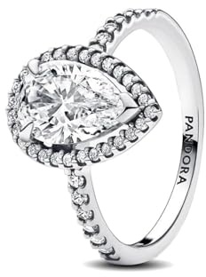 PANDORA Sterling silver Cubic Zirconia Clear 193012C01