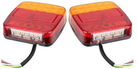 XENITE Voiture Feu Arrière 12V - Pour Remorque Camion Caravane Accessoires Feux - Frein - Stop Clignotants Feux De Position