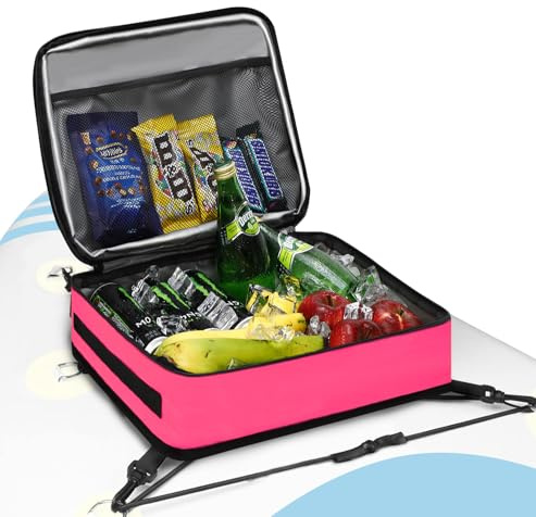 WITSTEP Paddle Board Cooler Bag, Waterproof Surf Sup Deck Cooler Bag Insulated Leakproof 10 Cans, Sup Paddle Board Accessories Bag for Stand Up Paddleboard and Kayak
