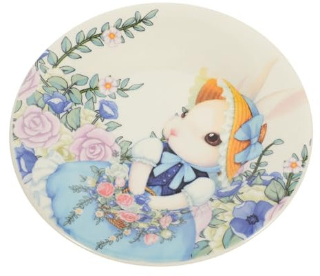 Warmhm Küche Keramik Platte Ostern Kürbis Bunny Muster Hay Bunny Serviertabletts