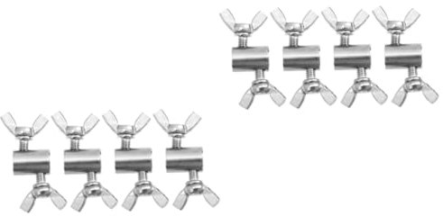 Gatuida 8stücke Drahtseil Klemme Aus Edelstahl Butterfly Verschluss Für Kabel Und Seil Robust Und Rutschfest Für Sonnensegel Und Gartenanwendungen
