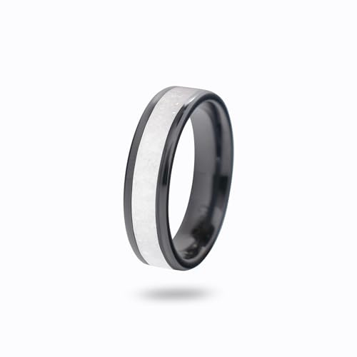 CNICK Anillo de Pago Smart Anillo de Pago NFC Sin Contacto con Tokenización, Diseño Moderno, Compatible con Visa y MasterCard, Llave de Tesla para Modelos 3/Y/S/X/CT (Nieve, 11)