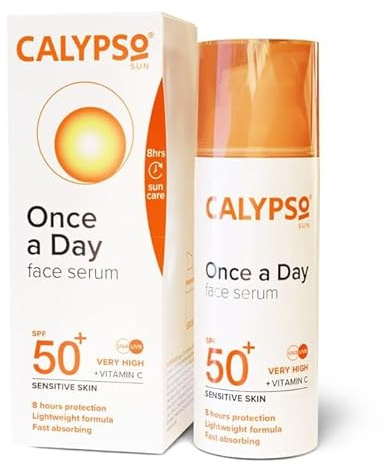 Calypso Once a Day Gesichtsserum, 50 ml, LSF 50+, sehr hohes Vitamin C, empfindliche Haut