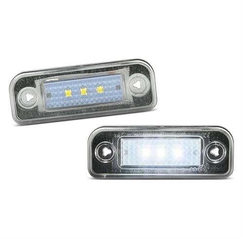 Luci targa 2 Pezzi LED Bianco Numero Luce Targa Per Benz W211 W203 C219 R171 E/C/per CLS/SLK-Class 2001 2002 2003 2004 2005 2006 2007 2008 2009 2010 2011 Luce Targa