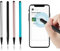 CULEO Penne per cellulari, Penne per touch screen, 4 penne stilo per tablet, penne stilo per touch screen, comunemente usate in tablet, telefoni cellulari