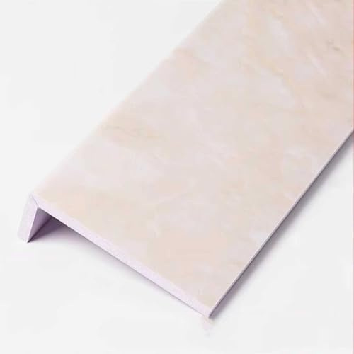 Copridavanzale, bordo di rifinitura for davanzale, protezione for davanzale in acrilico spesso, protezione impermeabile for davanzale interno for camera da letto cucina veranda(Beige,80x10x5cm)