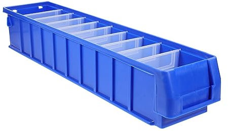LIFKOME Caja Organizadora de Tornillos y Piezas Ligera y Ahorra Espacio Polietileno Azul Clasificación Tablero Divisorio para Oficina y Taller