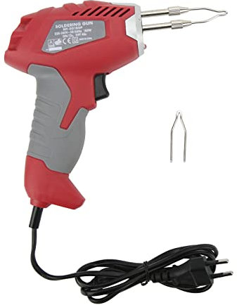 lyrlody Saldatrice a Stagno, 180W Saldatore Elettronico con Luce LED, Impugnatura Antiscivolo, Temperatura Costante 200℃, per Riparazione Chip del Telefono
