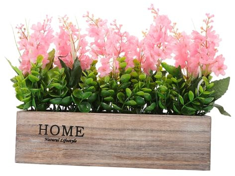 Alipis Künstliche Hyazinthe im Topf Simulierte Bonsai für Hochzeitsdekoration Tischdeko Pflegeleichte Grüne Pflanzen für Zuhause und Büro Topf Hyazinthe