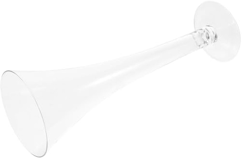 UKCOCO Calice da Cocktail Martini in Vetro 290ml, Bicchiere da Vino Decorativo Stelo Alto, Calice Riutilizzabile per Feste, Matrimoni e Uso Domestico