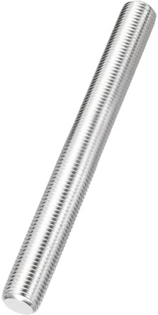 QUARKZMAN Tige Filetée Entièrement, M14 x 1.5mm Pas 304 Acier Inoxydable Filetage Fin Droite Tiges Filetées, 100mm/4 Long Tiges Filetées Fixations Pour Ancres Boulons Élingues Colliers