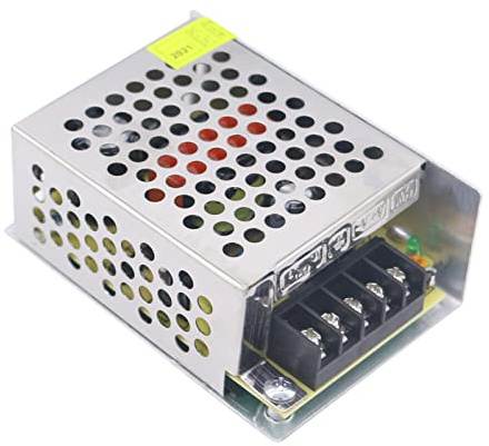 Pongnas Fuente de Alimentación del Interruptor del Transformador del Voltaje de la CA a DC 24V 2A para la Tira y la Exhibición del LED, Capacidad 48W