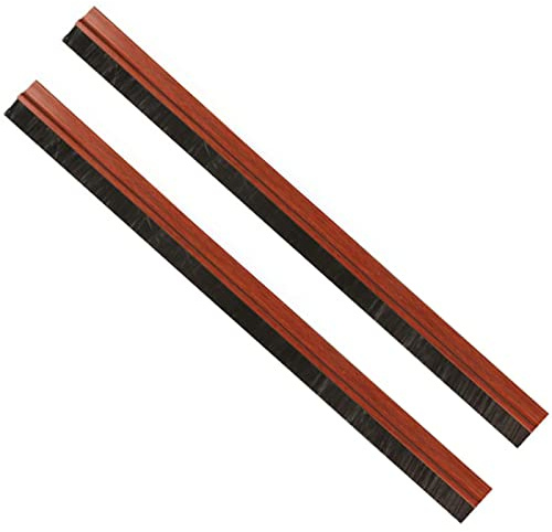 Hongu 2X Paraspifferi Parafreddo con Spazzola sotto Porta Finestra Adesivo PVC 90 cm
