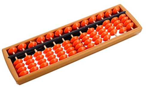 TOYANDONA Boulier Chinois Multifonctionnel pour Outil De Calcul Éducatif Arithmétique pour Apprendre Les Mathématiques Dès Le Primaire avec Centre