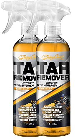 ShinyChiefs Tar Remover- Schnell wirkender Teerentferner Auto - 2x500ml