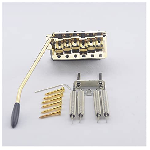 6-Punkt-E-Gitarren-Single-Shake-Tremolo-Systembrücke Mit Stahlbasis Gitarren brücke (Color : 02)