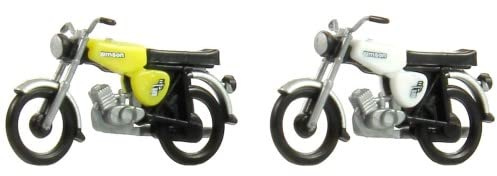 11161 Komplettmodelle Simson S51 2er Set (weiß und schwefelgelb)