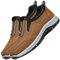 Mocasines sin Cordones para Hombre Zapatillas Casual para Hombre Sin Cordones Calzado de Walking Deportivo Bajas de Ligerasy Transpirables Zapatos de Tenis,Marrón,42/260mm